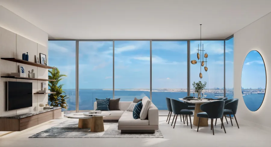 Ultra-Spacious 2BR | Garden View | LIV Waterside | AED 4.5M | 263 m² | Private Living