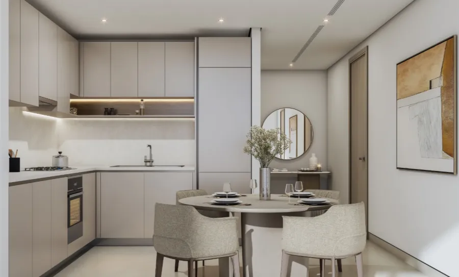 Elegant 1BR Apartment | Lagoon & Community View | Skyvue Spectra | AED 2.13M