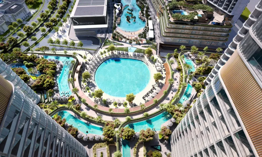 Stylish 1.5BR Apartment with Lagoon View | AED 2.43M | Skyvue Spectra by Sobha